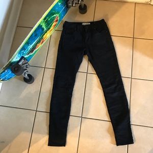 Black Bullhead High Rise Jeans 0